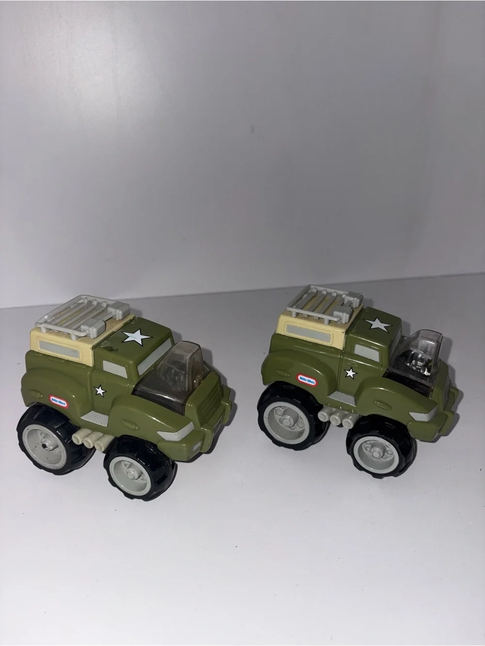 Little Tikes 1990’s Green Utility Toy Truck Vehicle Set of 2